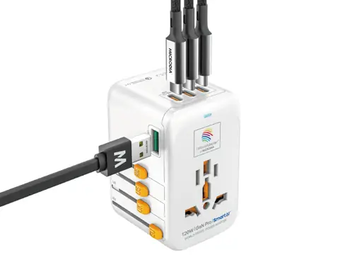 MICRODIA 120W GaN Pro World Travel Adapter